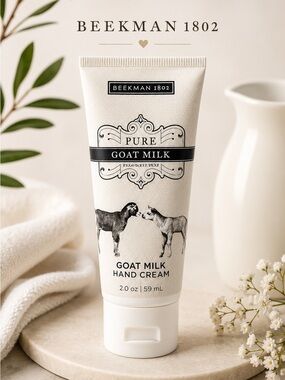 Beekman 1802 Pure Goat Milk Hand Cream Fragrance Free 2 oz Sensitive Skin New